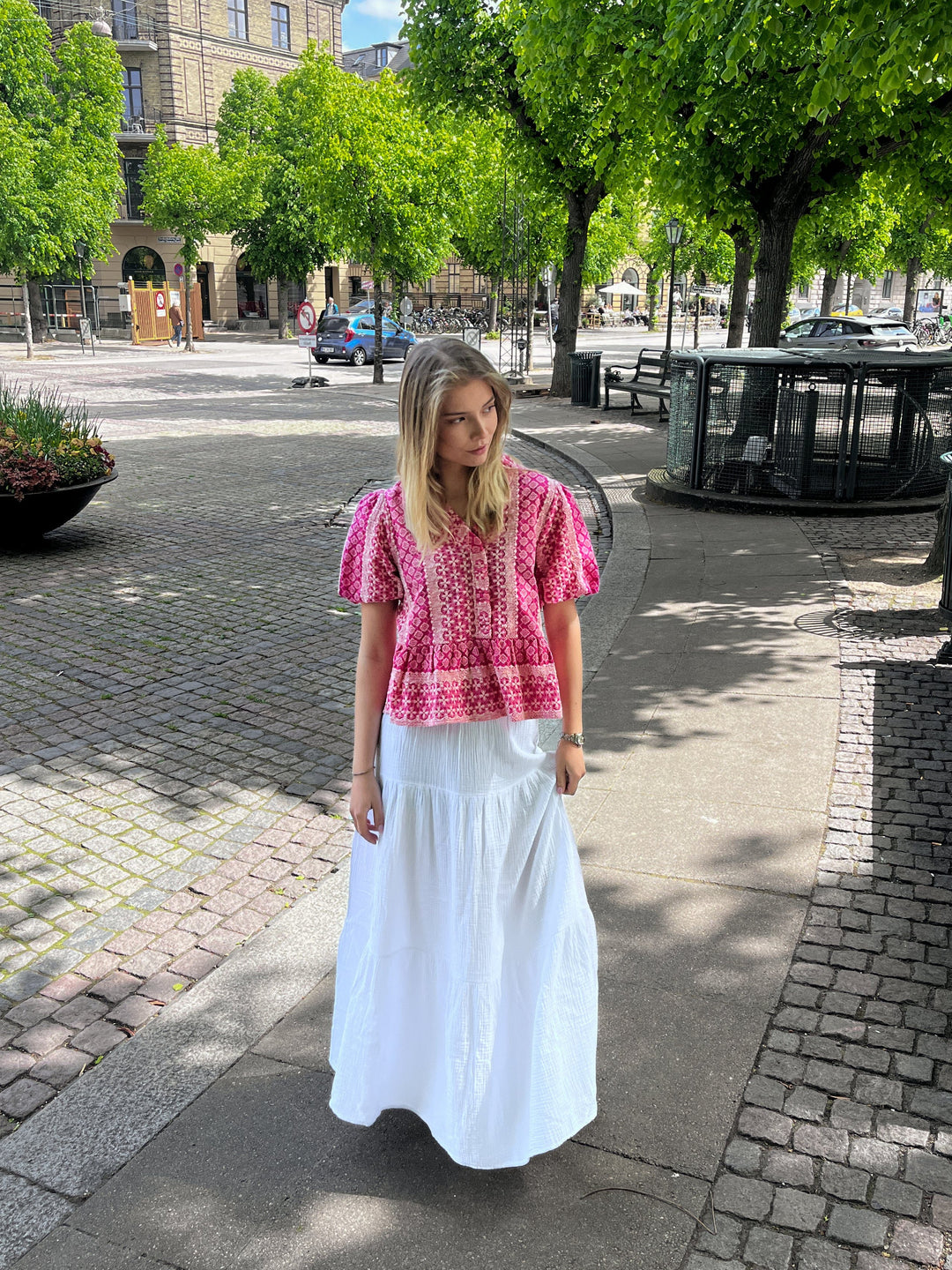 Noella - Leyla Skirt 13110001 - 028 White Nederdele 