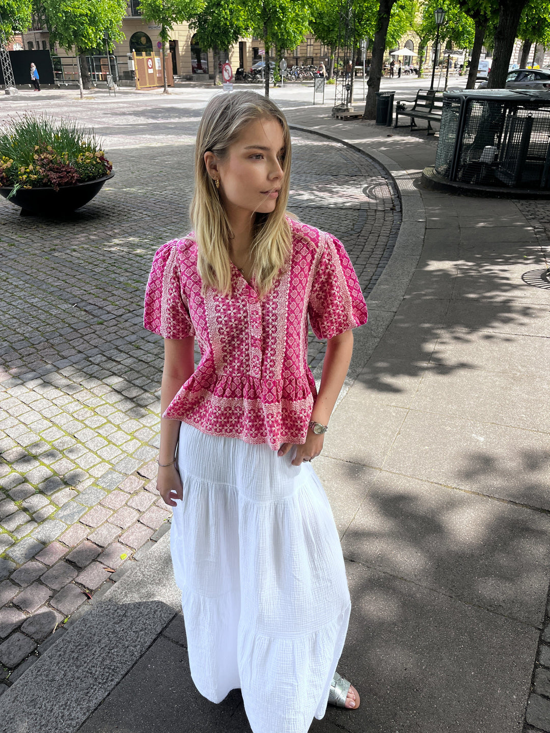 Noella - Leyla Skirt 13110001 - 028 White Nederdele 