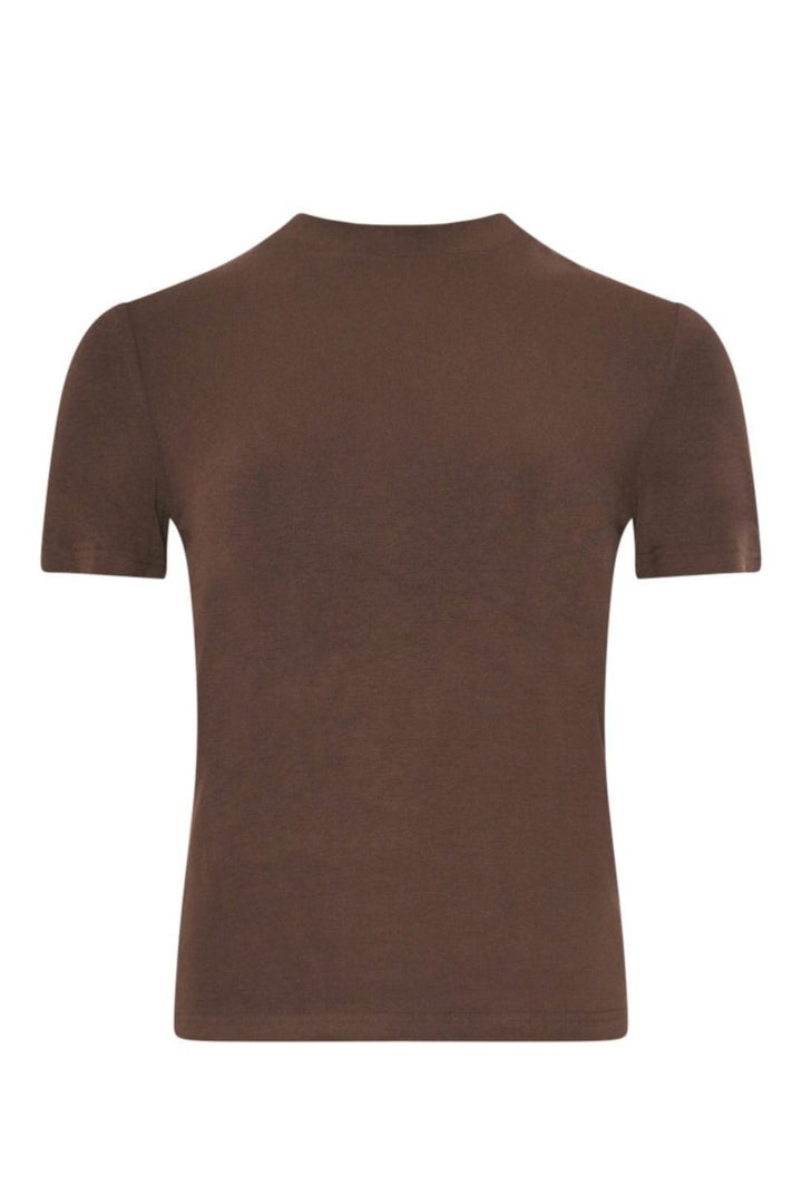 Noella - Lidie Ss Top 14090002 - 674 - Chocolate T-shirts 
