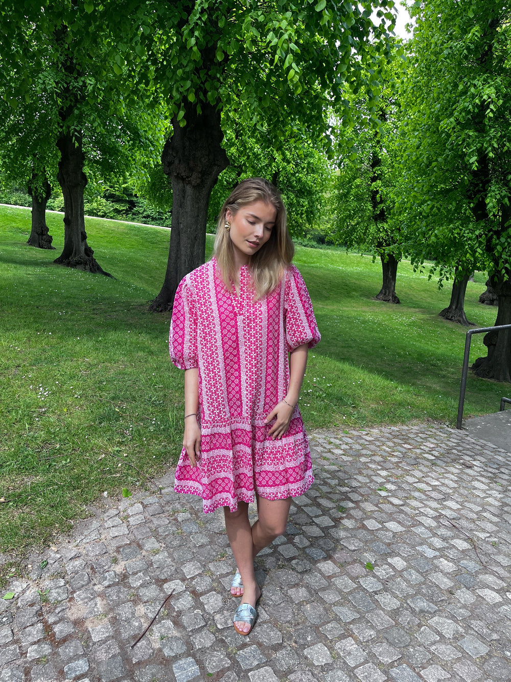 Noella - Lillianna Dress 13380001 - 1330 Pink Sugar Combo Kjoler 