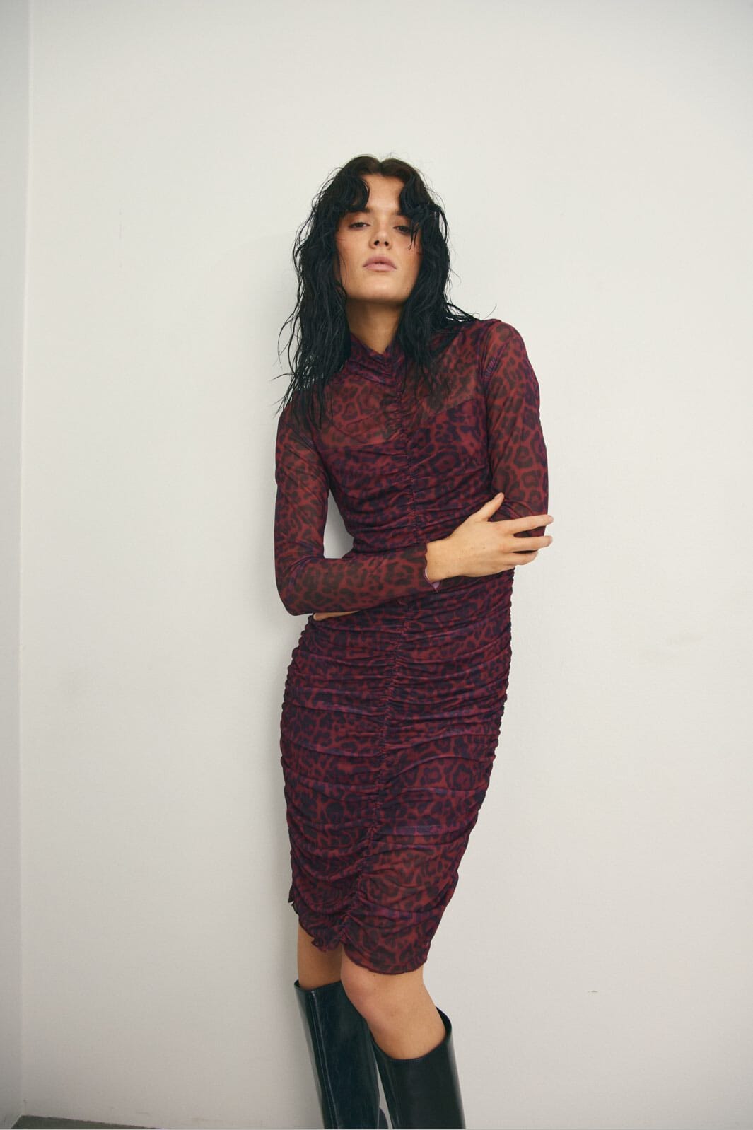 Noella - Lilou Dress 14630001 - 1411 - Chinara Red Print