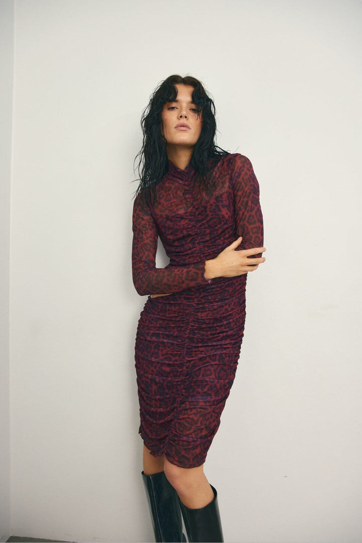 Noella - Lilou Dress 14630001 - 1411 - Chinara Red Print