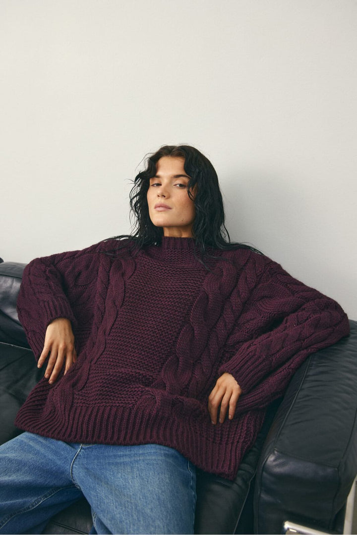 Noella - Lisbeth Knit 14380001 - 150 - Burgundy
