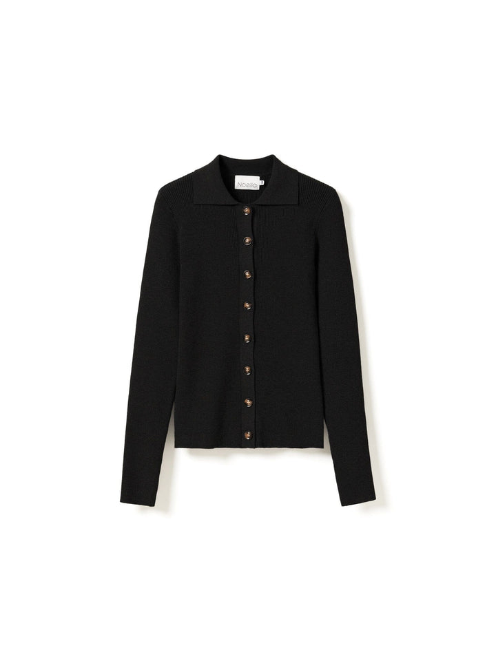 Noella - Livanna Knit Cardigan 13800005 - 004 - Black Cardigans 