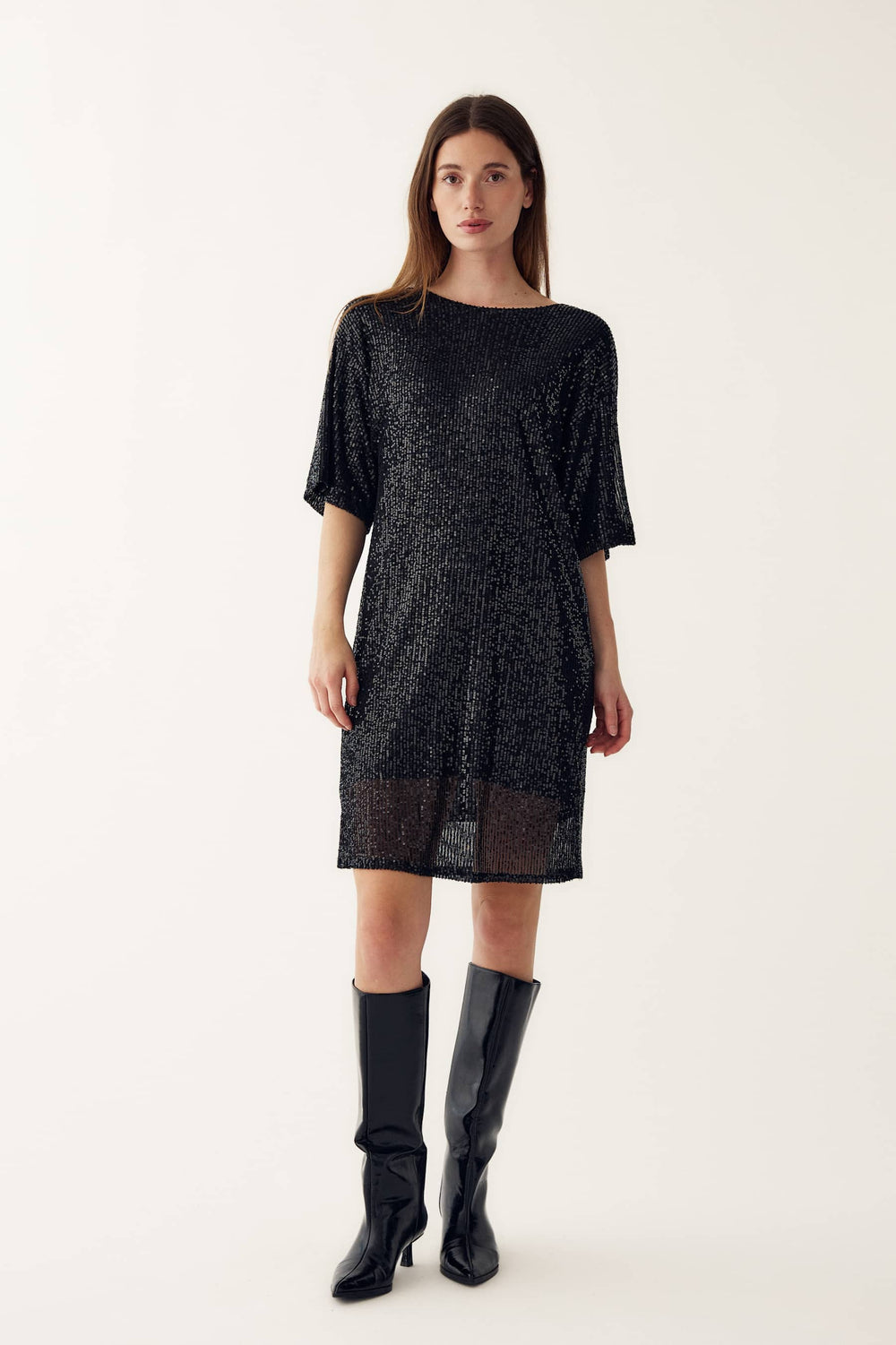 Noella - Lorah Dress 14320003 - 004 - Black Kjoler 