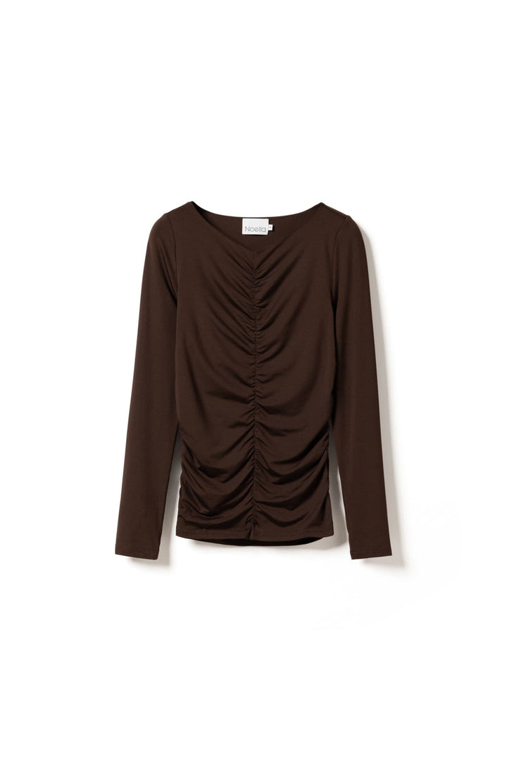 Noella - Luanna Top 10580008 - 674 - Chocolate bluser 