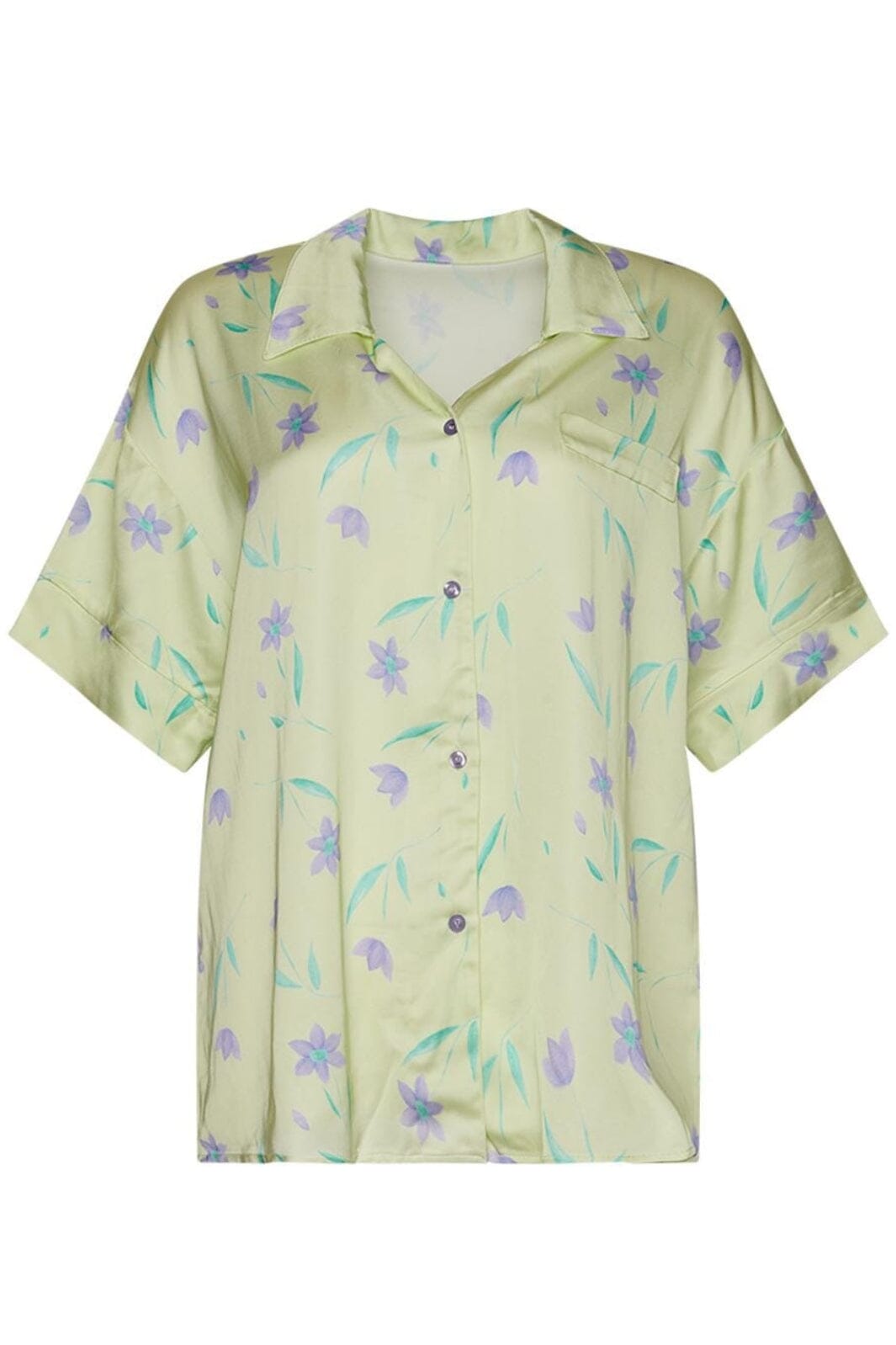 Noella - Micha Sh.Sl. Shirt - 315 Offwhite W. Flowers Skjorter 