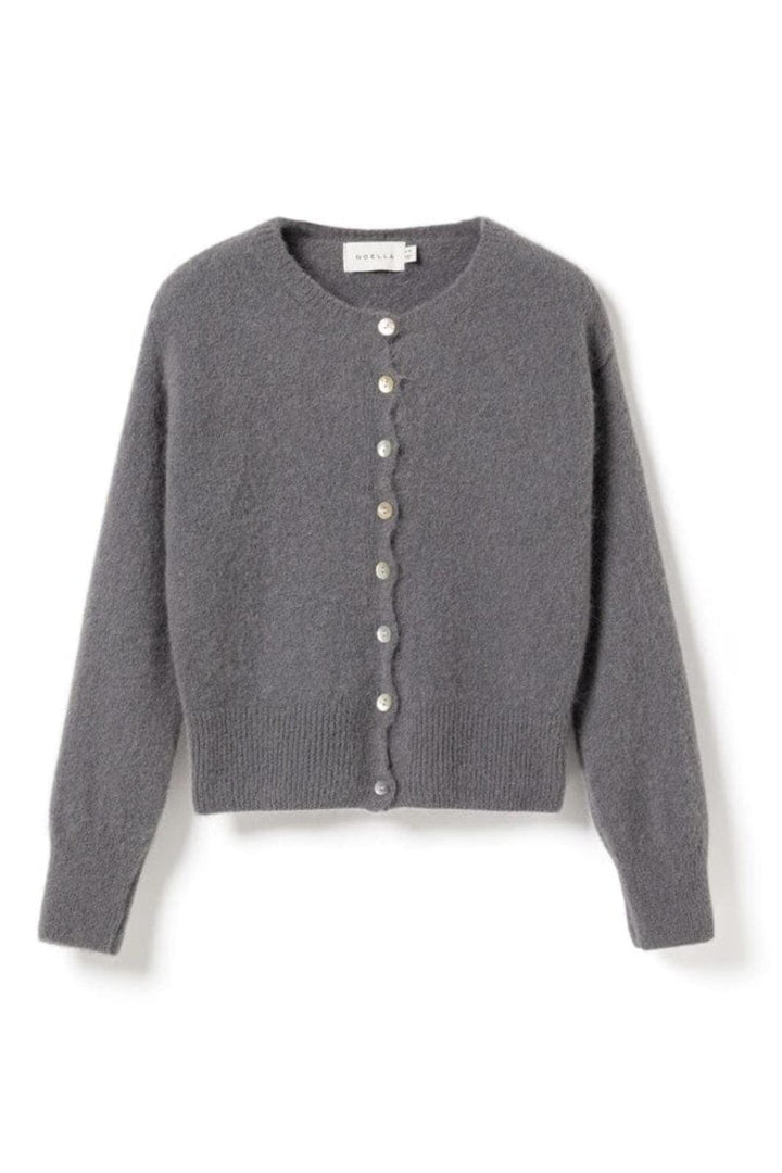 Noella - N-Anya Knit Cardigan 16470001 - 1252 - Dark Grey Mel.