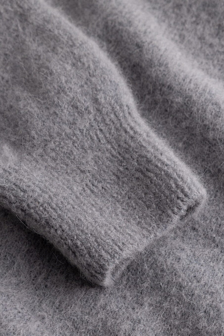 Noella - N-Anya Knit Cardigan 16470001 - 1252 - Dark Grey Mel.