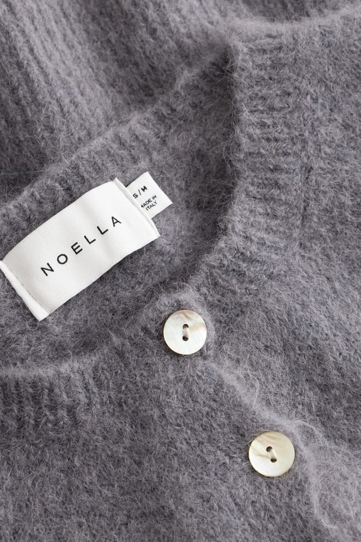 Noella - N-Anya Knit Cardigan 16470001 - 1252 - Dark Grey Mel.