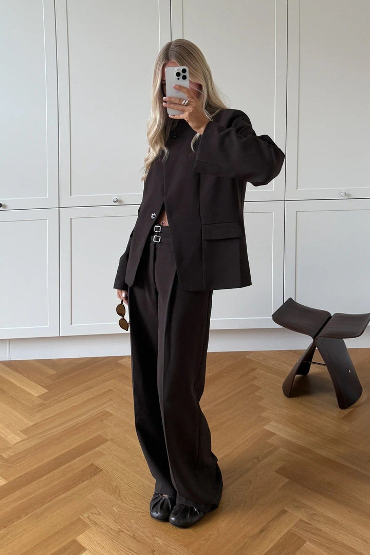 Noella - N-Darryl Pants 13860007 - 674 - Chocolate Bukser 