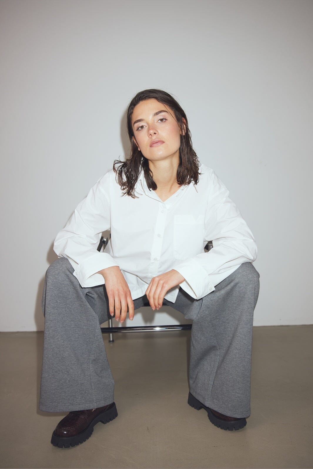 Noella - N-Kameron Pants 14940001 - 972 - Medium Grey Mel.