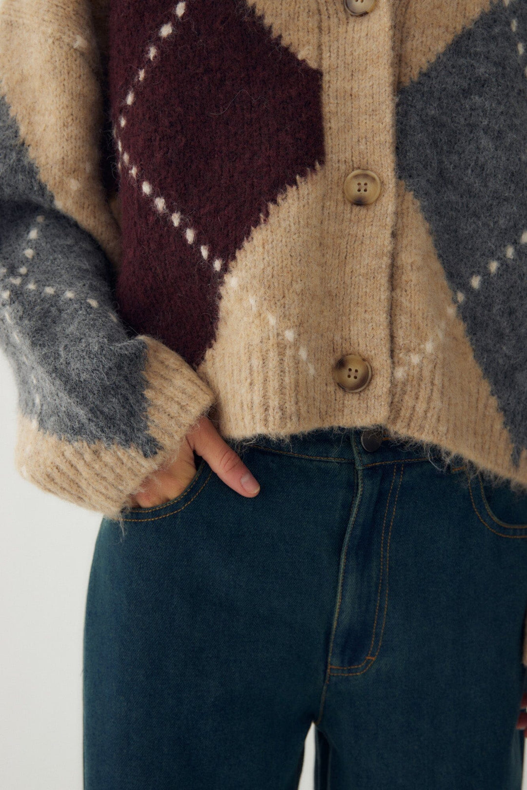 Noella - N-Laiana Knit Cardigan 14670002 - 969 - Sand Melange Cardigans 
