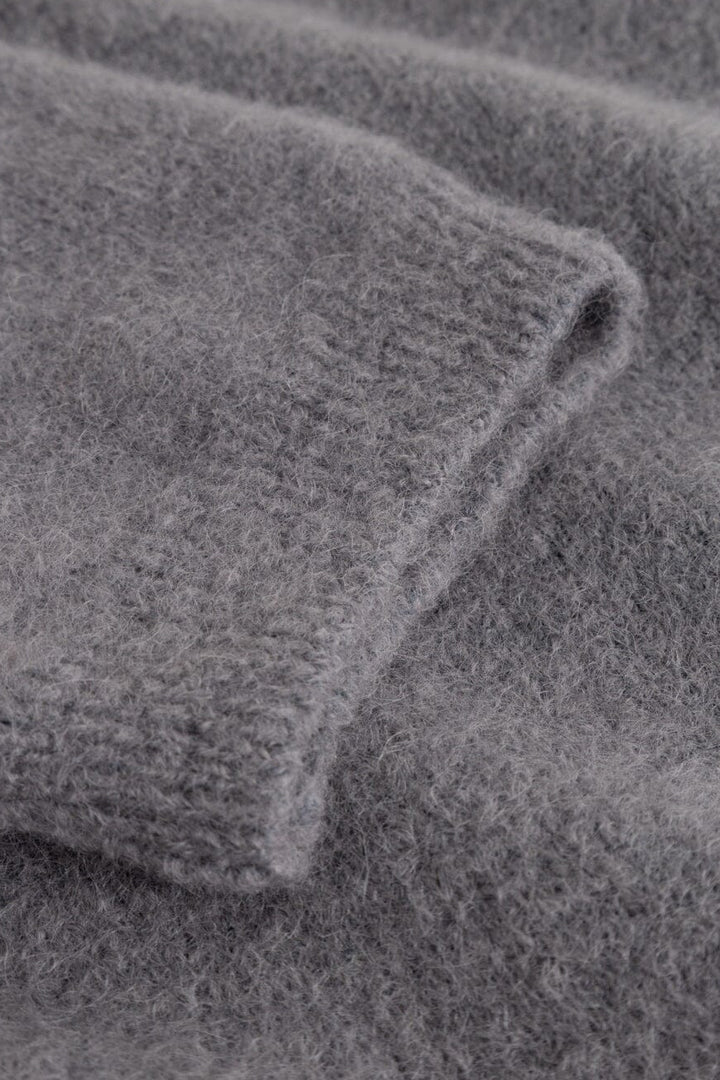 Noella - N-Lane Knit 16470002 - 1252 - Dark Grey Mel.