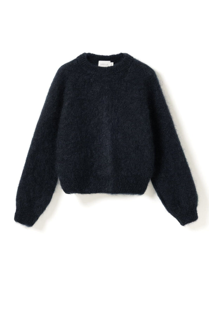 Noella - N-Latora Knit 15250002 - 007 - Navy Strikbluser 