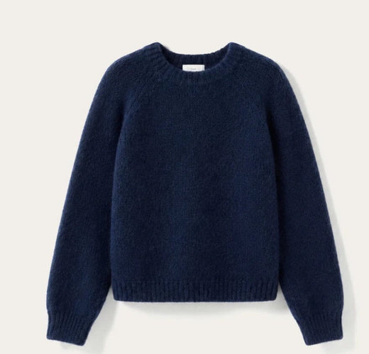 Noella - N-Latora Knit 15950002 - 007 - Navy Strikbluser 
