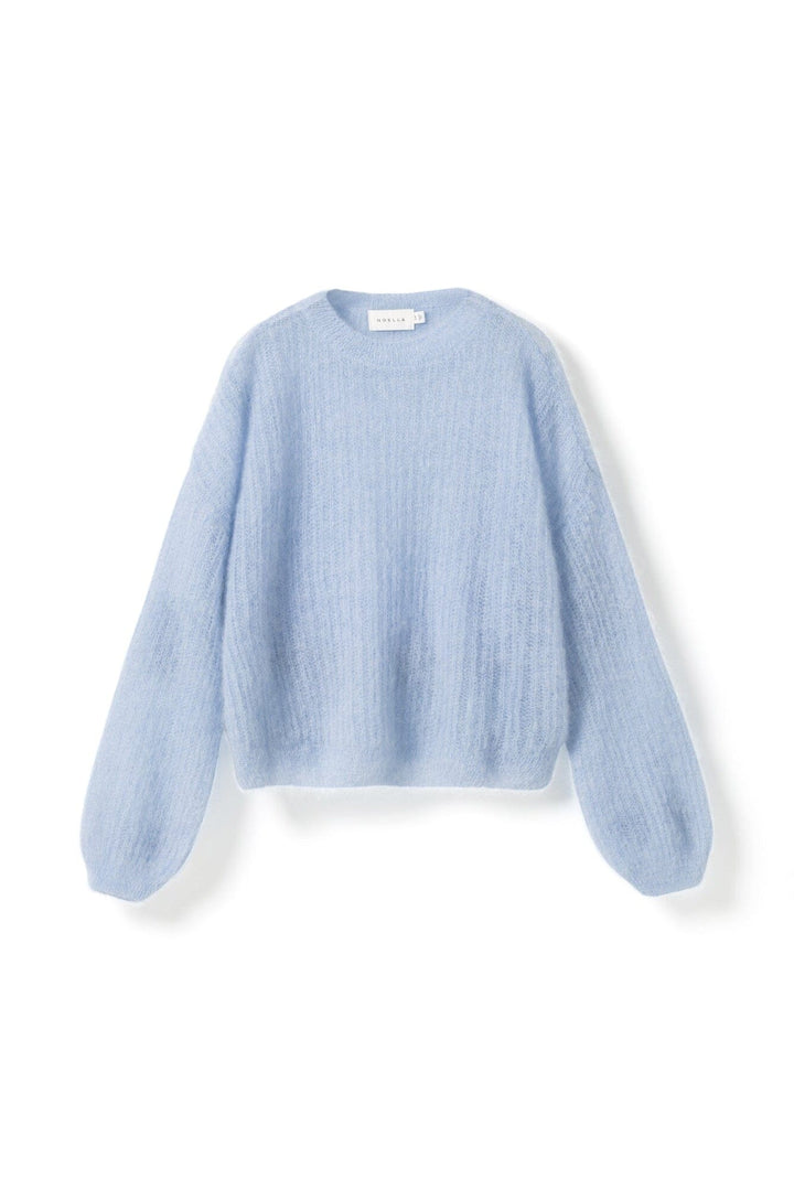 Noella - N-Lillee Knit 17030001 - 016 - Light Blue Strikbluser 
