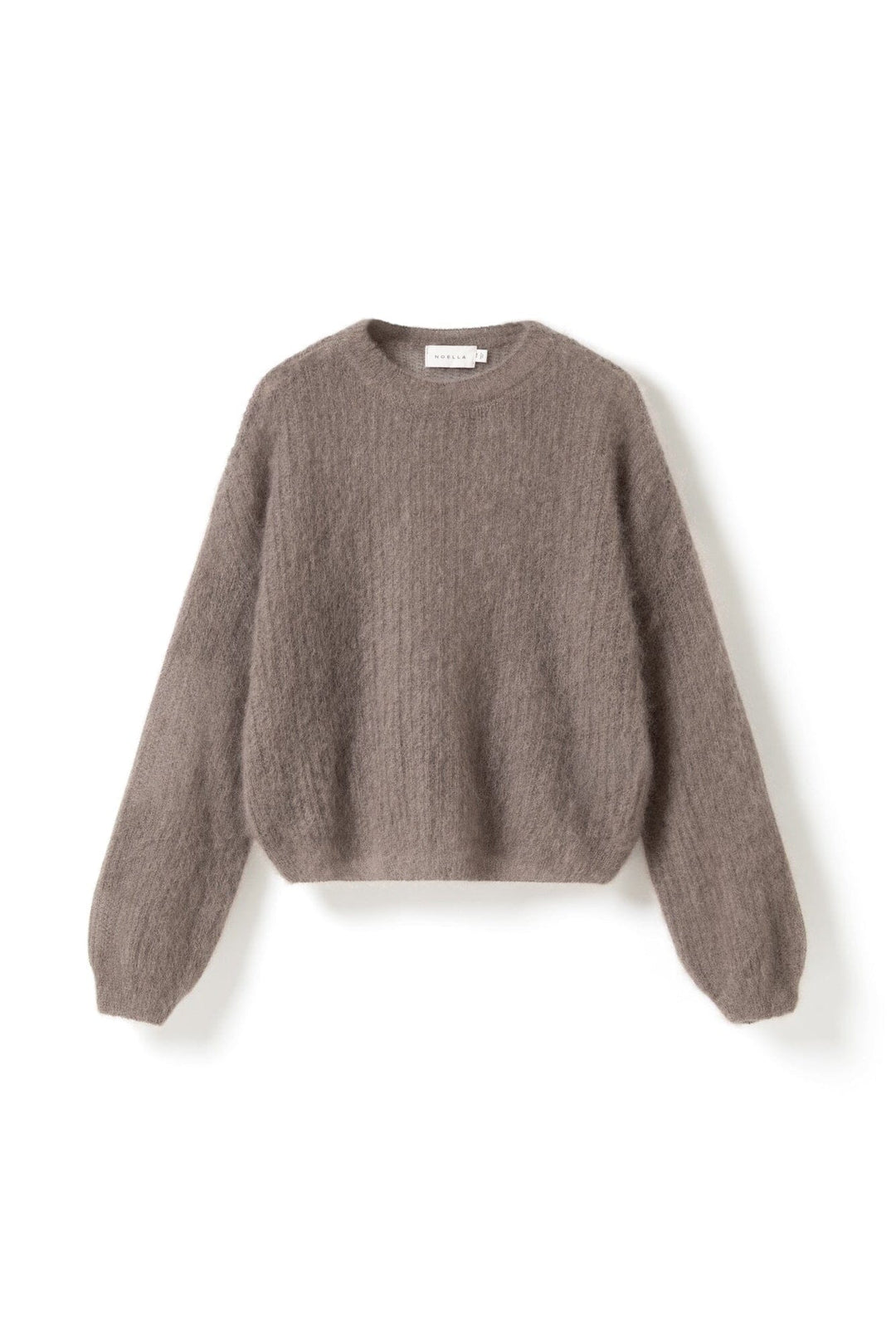 Noella - N-Lillee Knit 17030001 - 1438 - Timber Wolf Strikbluser 