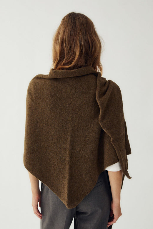 Noella - N-Loena Knit Scarf 13940001 - 1517 - Military Green Melange Tørklæder 