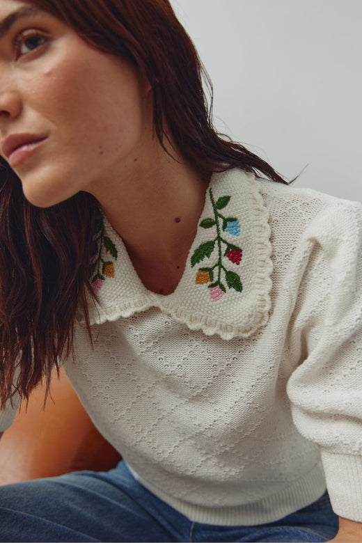 Noella - N-Madeleine Knit 15010001 - 974 - Ivory