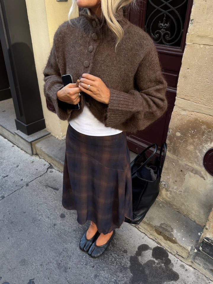 Noella - N-Margeaux Knit 16670002 - 1356 - Timber Brown Melange Cardigans 