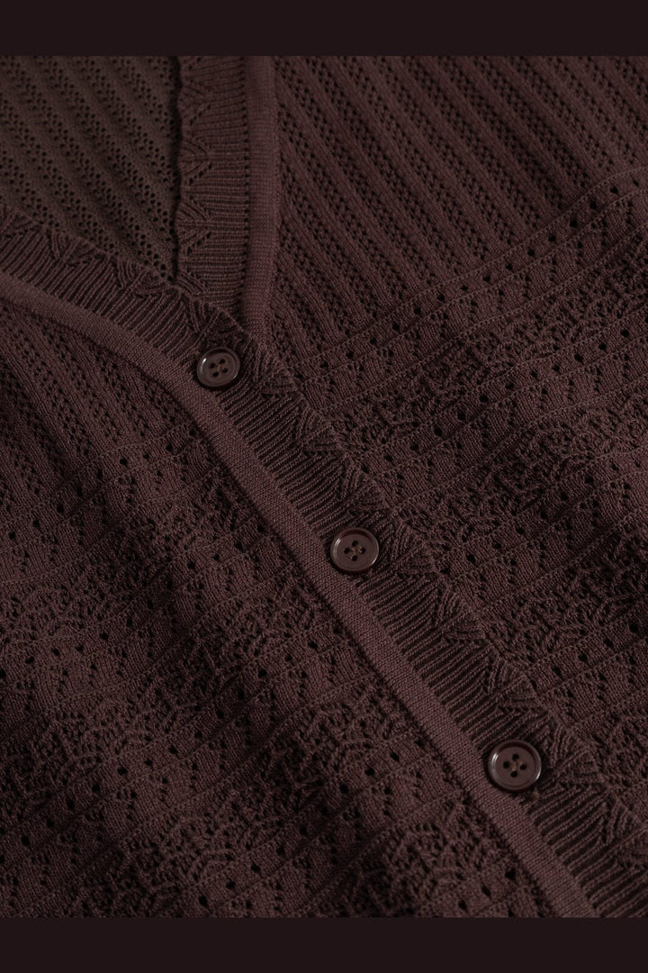 Noella - N-Margrit Knit Cardigan 16040001 - 1345 - Mahogany