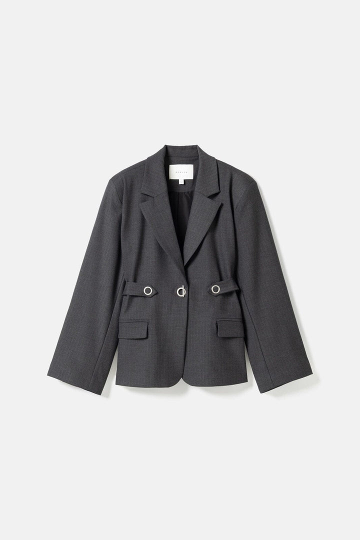 Noella - N-Marice Blazer 16150003 - 1487 - Grey Herringbone