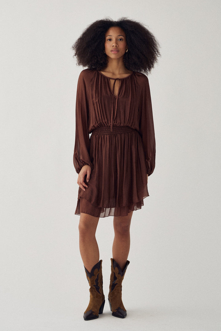 Noella - N-Mariel Dress 15650001 - 674 - Chocolate Kjoler 