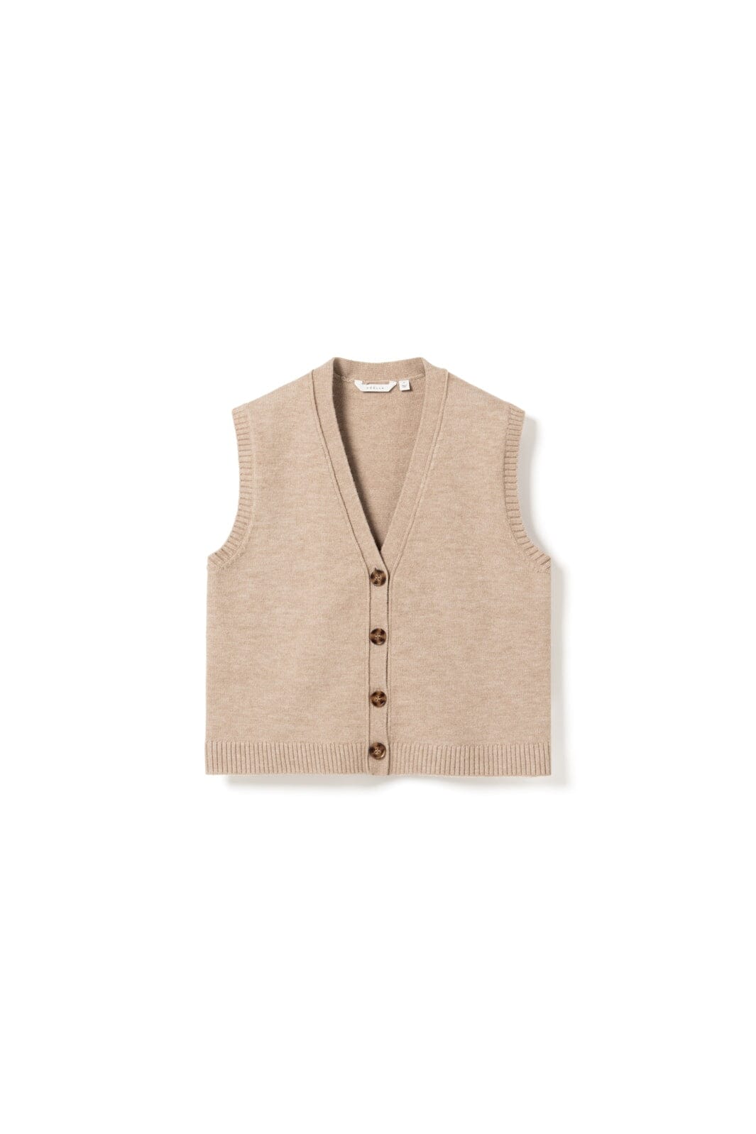 Noella - N-Marilynn Knit Vest 13770006 - 969 - Sand Melange