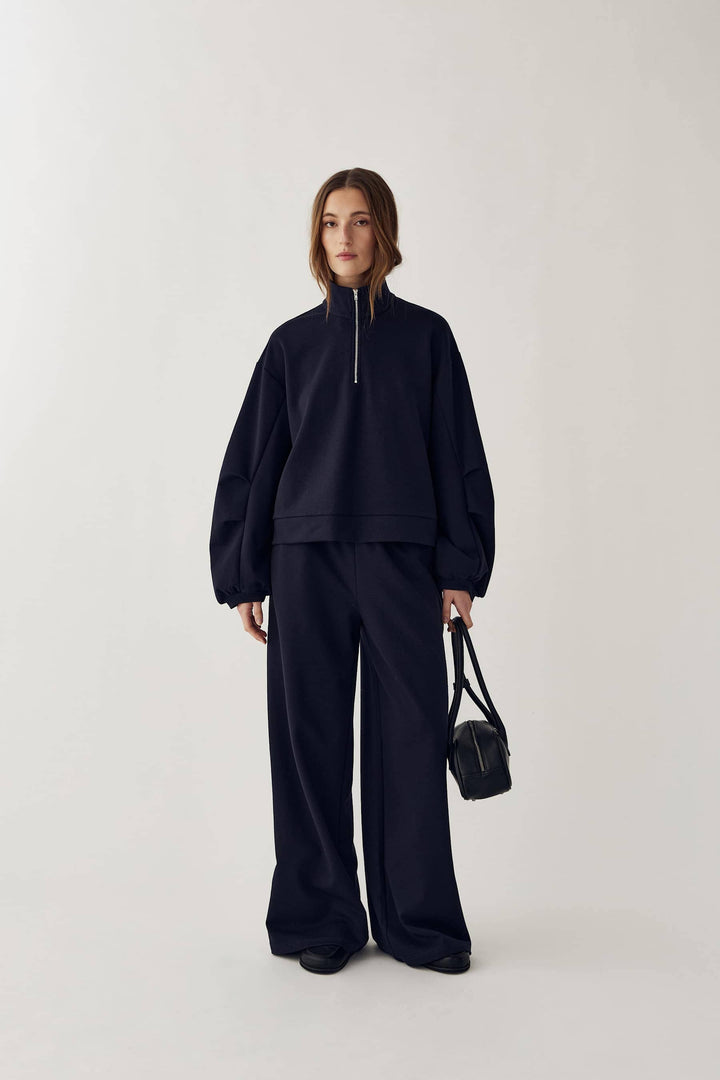 Noella - N-Marina Top 14940008 - 007 - Navy Sweatshirts 