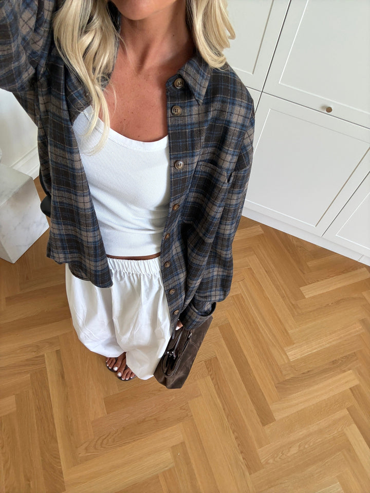 Noella - N-Marlon Shirt 17130001 - 1545 - Brown Blue Check Skjorter 