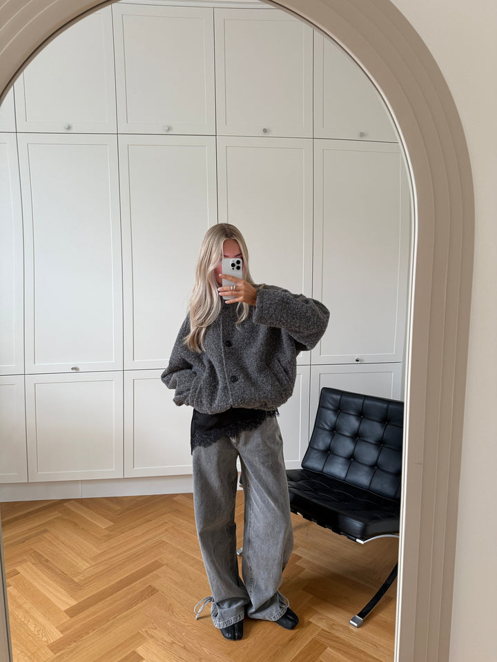 Noella - N-Marnie Jacket 15920001 - 019 - Dark Grey Melange Jakker 