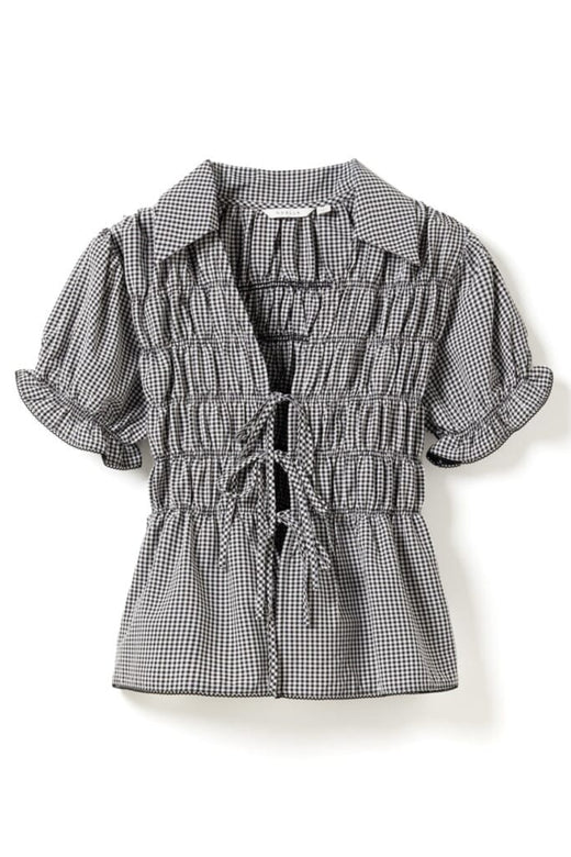 Noella - N-Marty Blouse 15840001 - 1462 - Darlyn Black Check