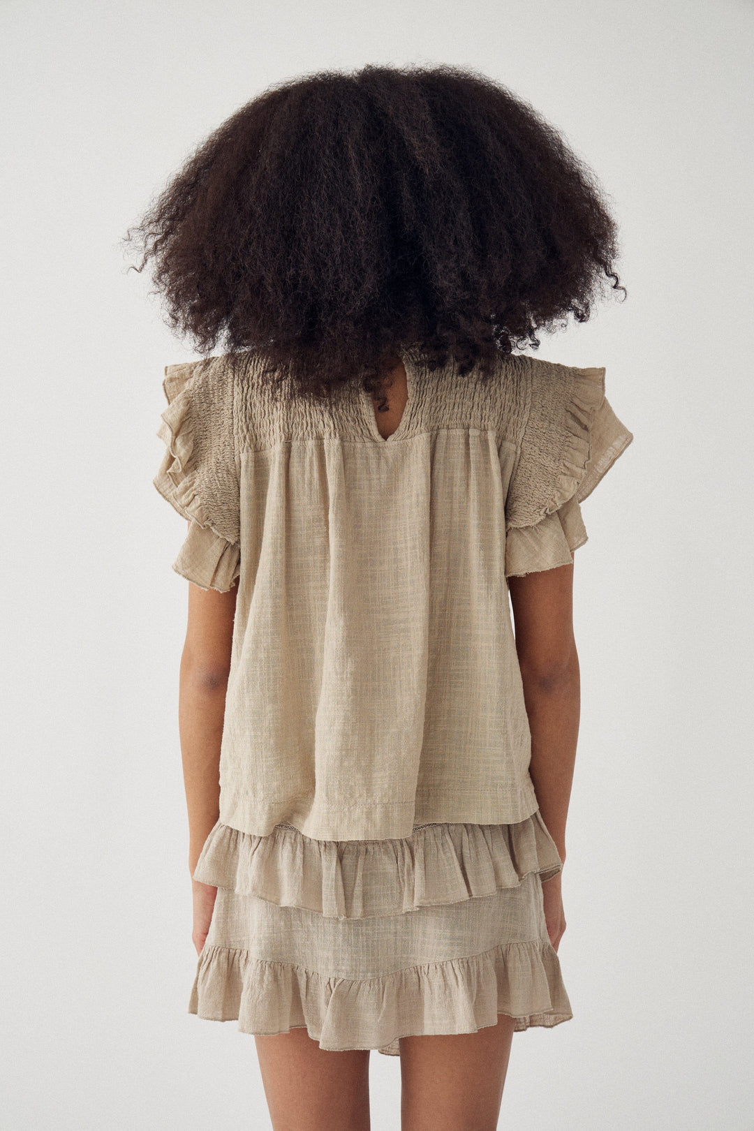 Noella - N-Maura Blouse 15710001 - 1454 - Grey Ivory Bluser 