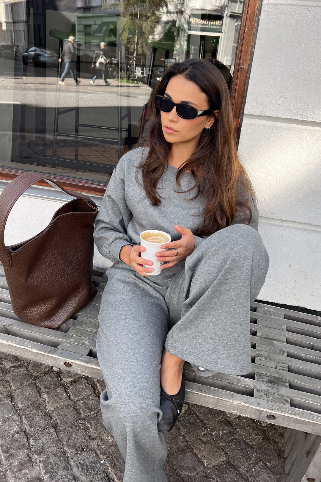 Noella - N-Meilani Top 14940002 - 972 - Medium Grey Mel. Toppe 