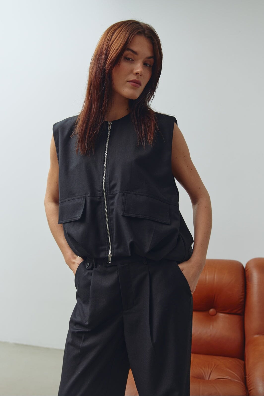 Noella - N-Melany Vest 10730006 - 004 - Black