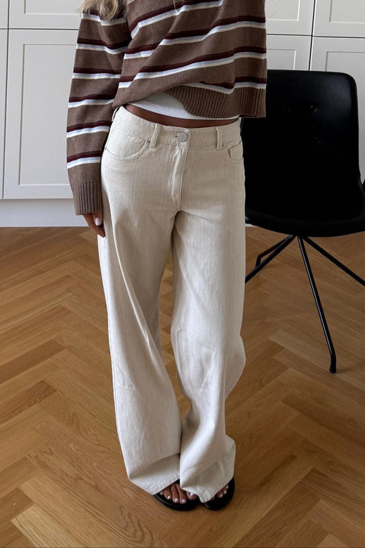 Noella - N-Melo Jeans 15580003 - 974 - Ivory Jeans 