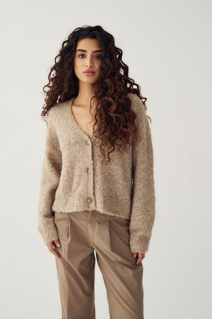 Noella - N-Mertis Knit Cardigan 16030002 - 021 - Sand Cardigans 