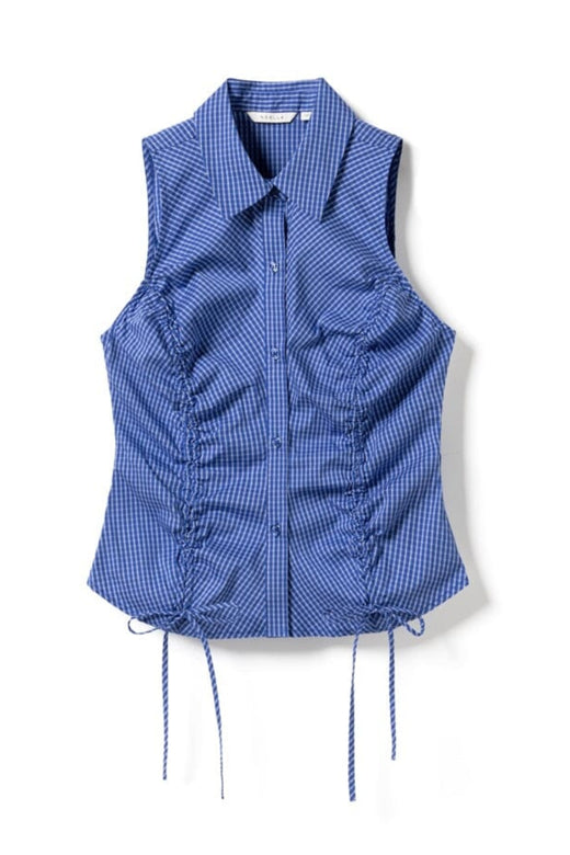 Noella - N-Micaiah Blouse 15590001 - 1458 - Davy Blue Check