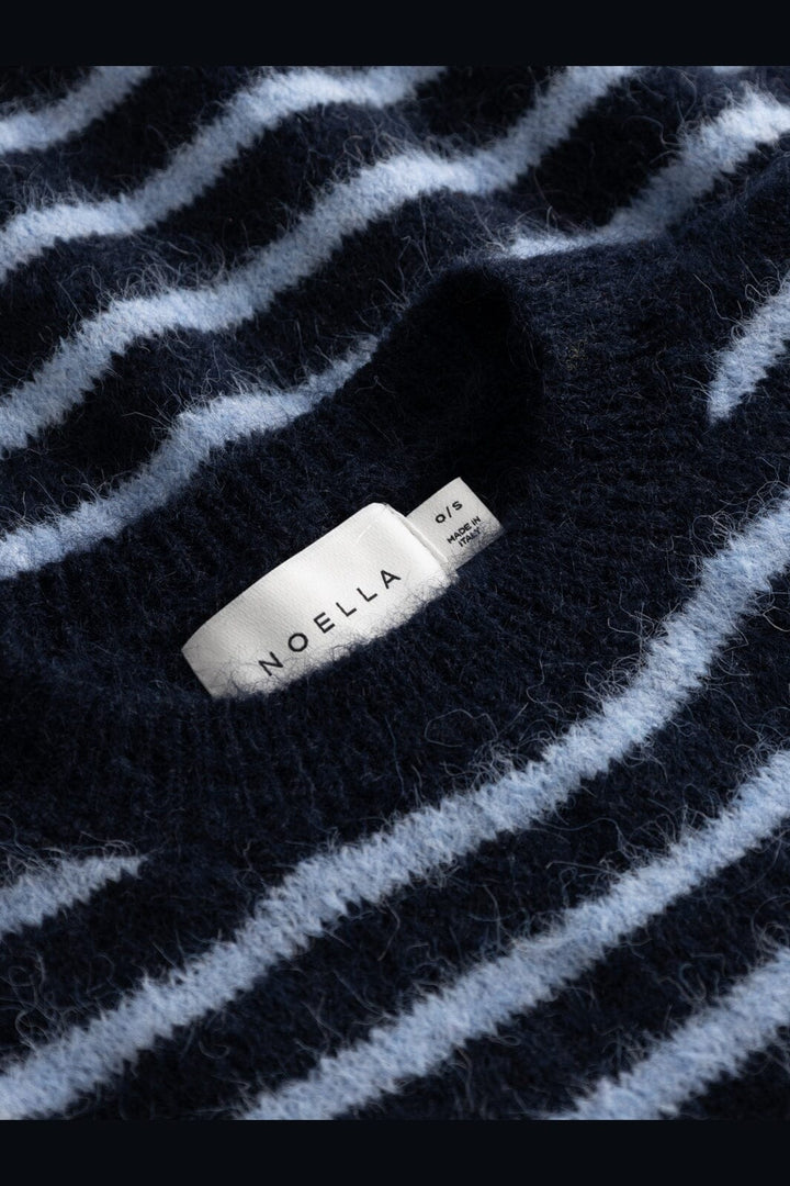 Noella - N-Monikah Ss Knit 16570003 - 117 - Blue Stripe