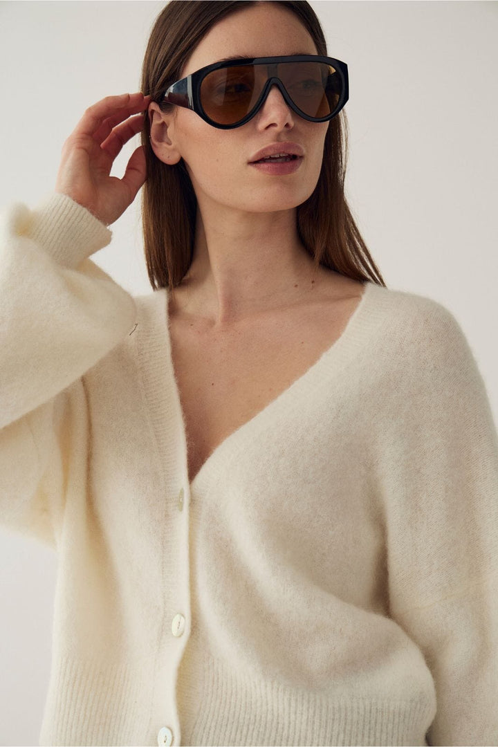 Noella - N-Morene Knit Cardigan 16690002 - 006 - Offwhite Cardigans 