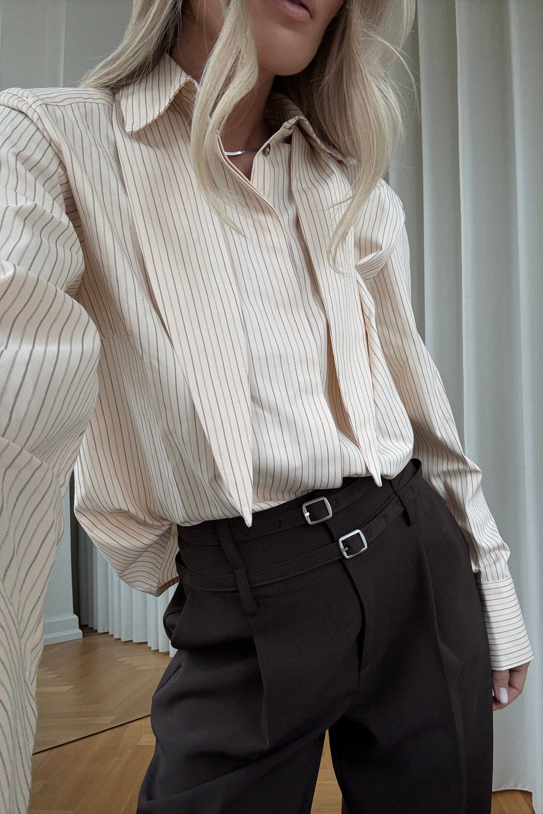 Noella - N-Myra Shirt 15360002 - 1441 - Donnie Cream Stripe Skjorter 