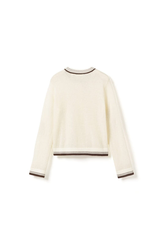 Noella - N-Nattie Knit Cardigan 16400003 - 1502 - Ivory Brown