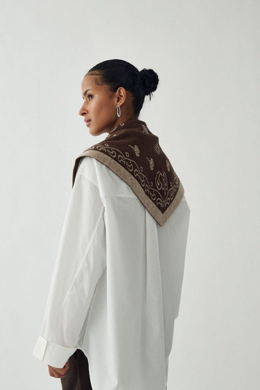 Noella - N-Neomi Scarf 17210001 - 476 - Sand Brown Mix Tørklæder 