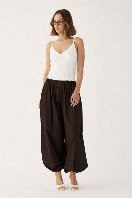 Noella - N-Nerine Pants 16610001 - 674 - Chocolate Bukser 