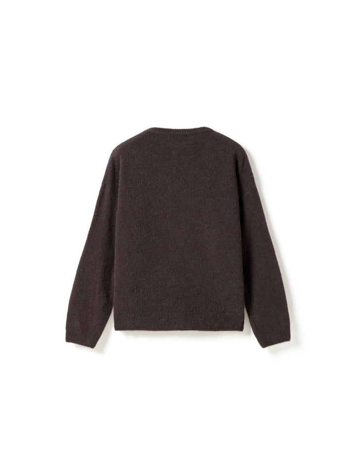 Noella - N-Numa Knit Cardigan 14900004 - 674 - Chocolate Cardigans 