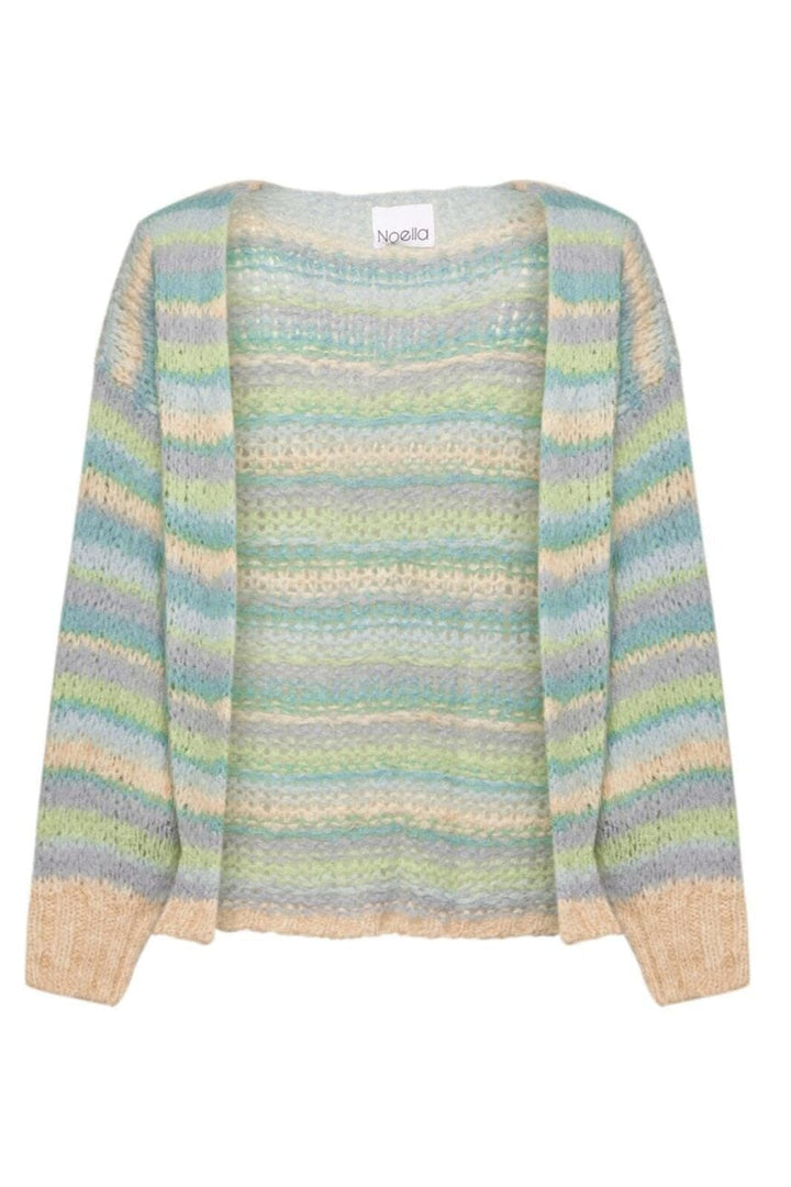 Noella - Pool Knit Cardigan - 865 Blue/Green Mix Cardigans 