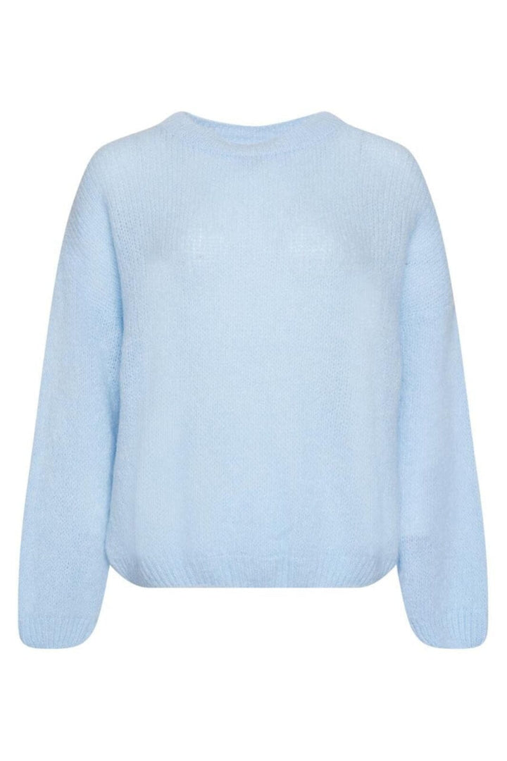 Noella - Renn Knit Sweater - 016 Light Blue Strikbluser 
