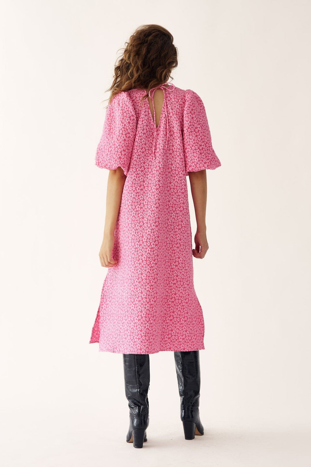 Noella - Reno Pastis Long Dress 11610005 - 031 Bright Pink Kjoler 
