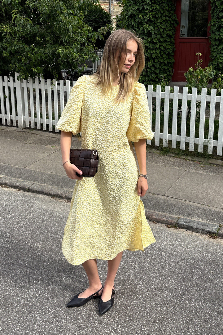 Noella - Reno Pastis Long Dress 11610005 - 990 - Buttercup Yellow Kjoler 